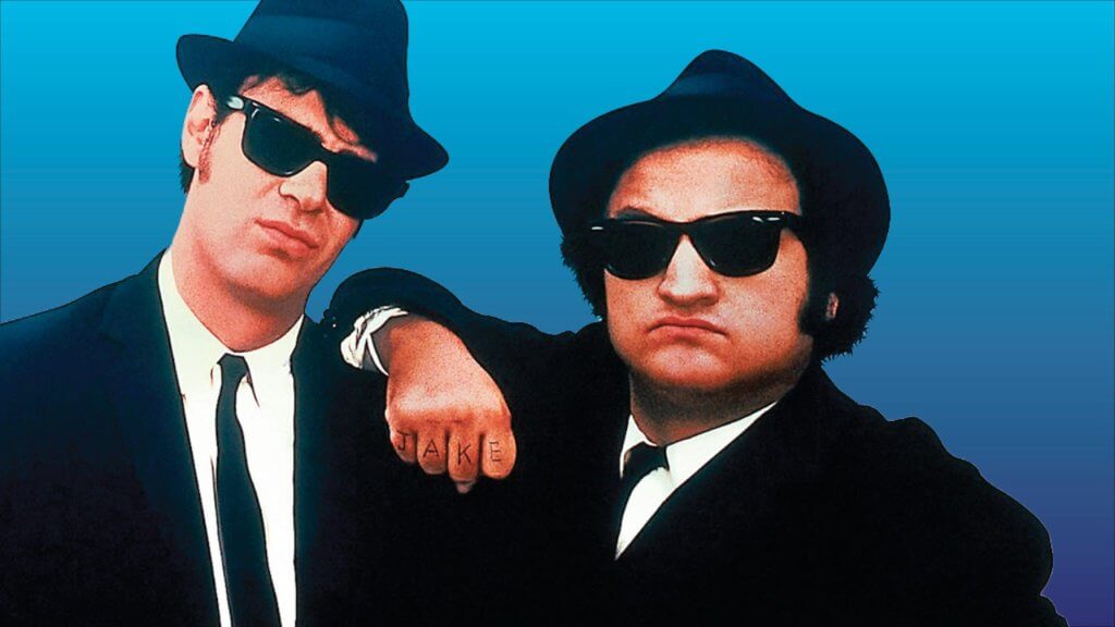 Imagem de divulgação do filme Blues Brothers (Os Irmãos Cara-de-pau)